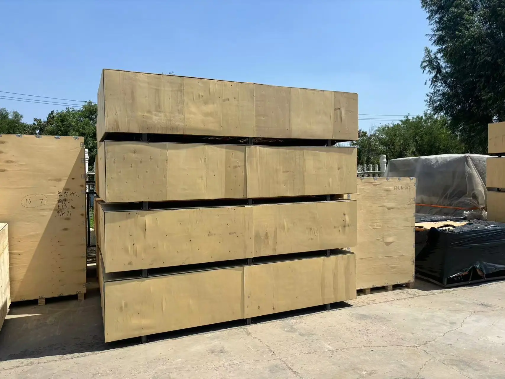 Greatwork electric vehicle export-grade sealed wooden crate packaging