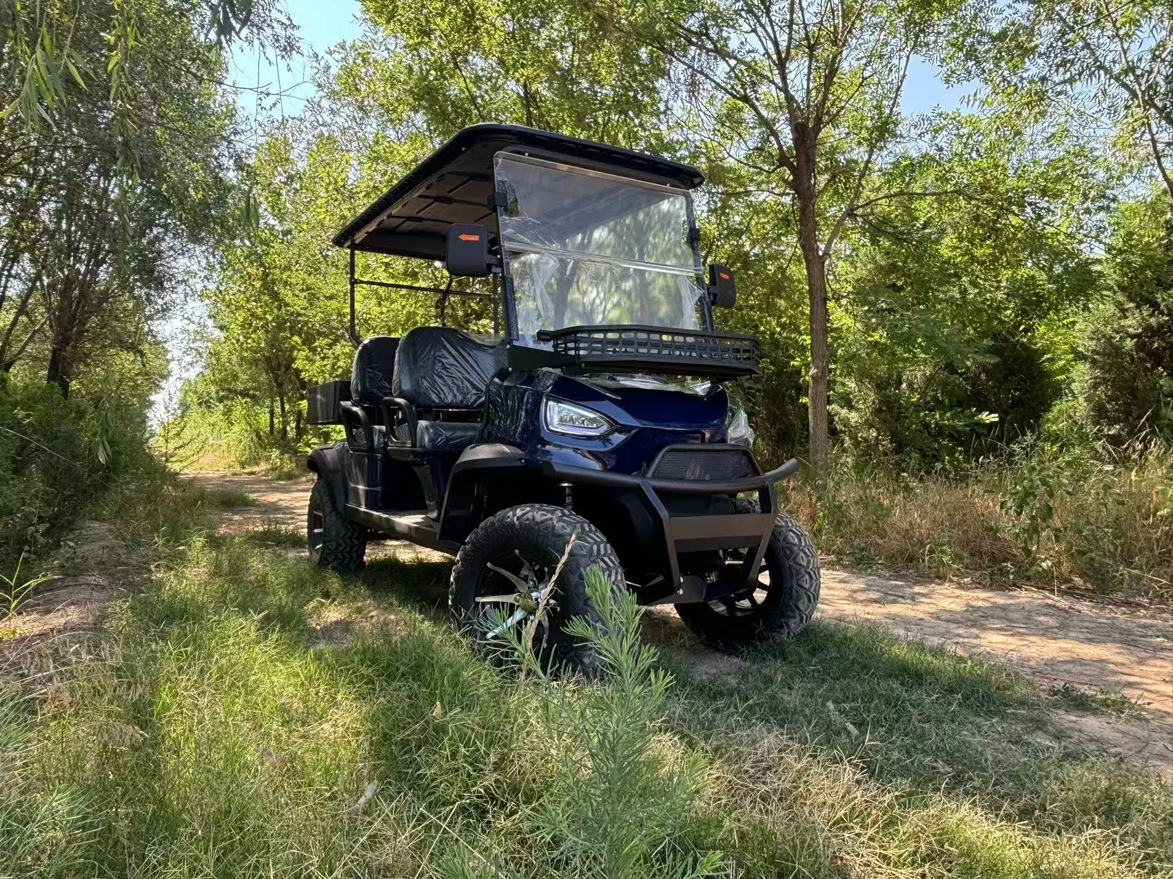 Greatwork Electric Golf Cart with Cargo Bed for Off-Road and Commercial Use