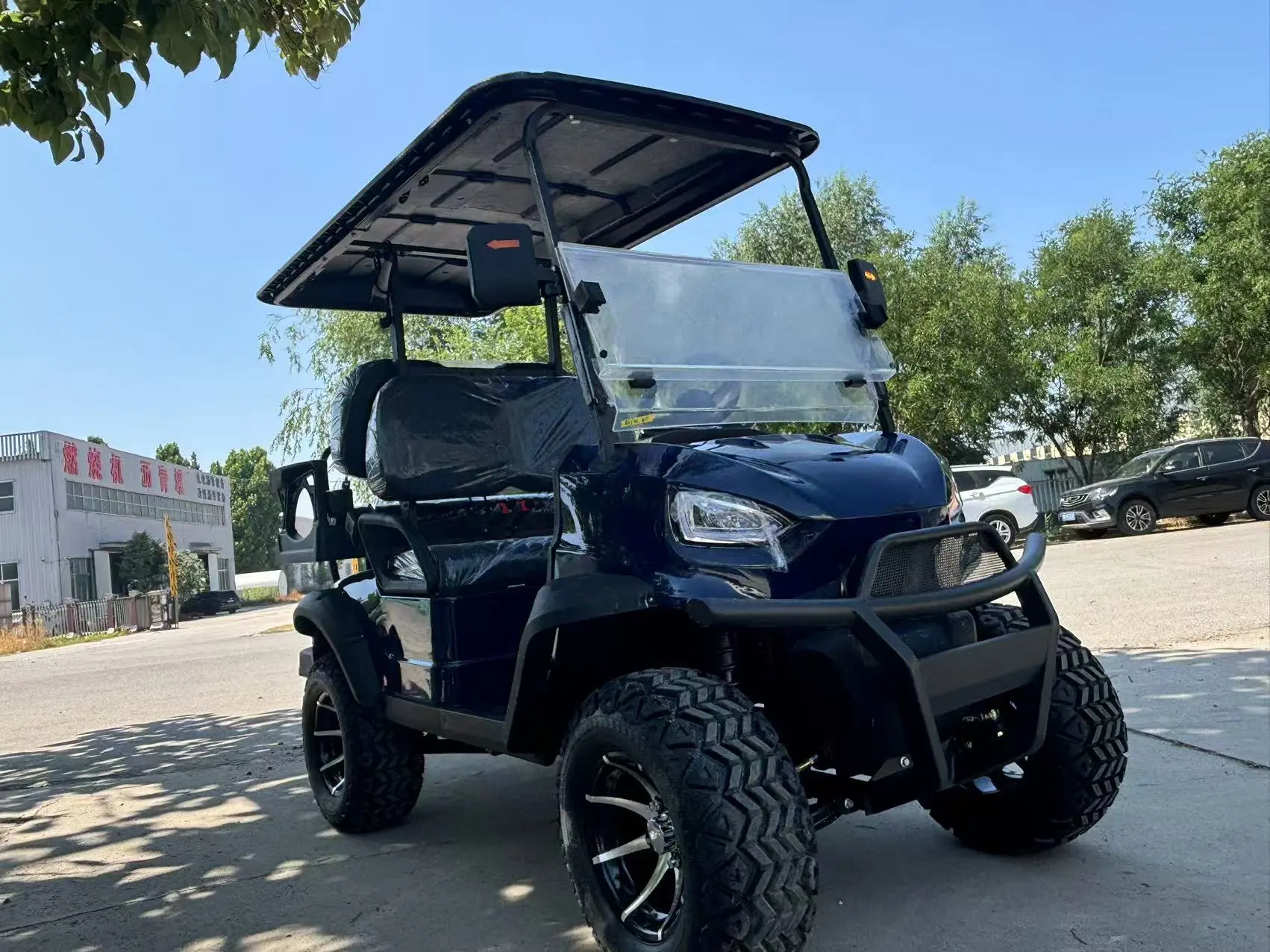 Greatwork Electric Golf Cart with Cargo Bed for Off-Road and Commercial Use