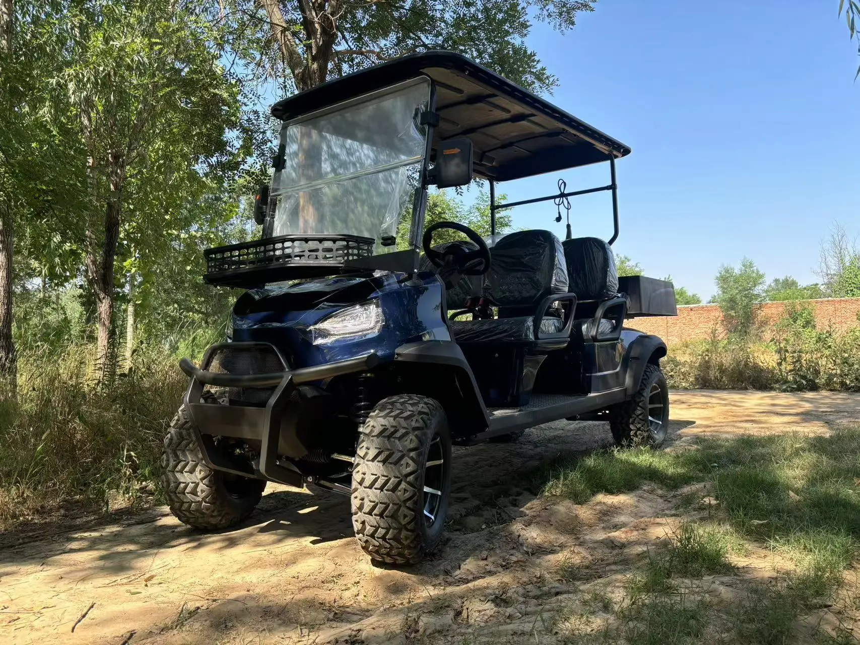 Greatwork Electric Golf Cart with Cargo Bed for Off-Road and Commercial Use