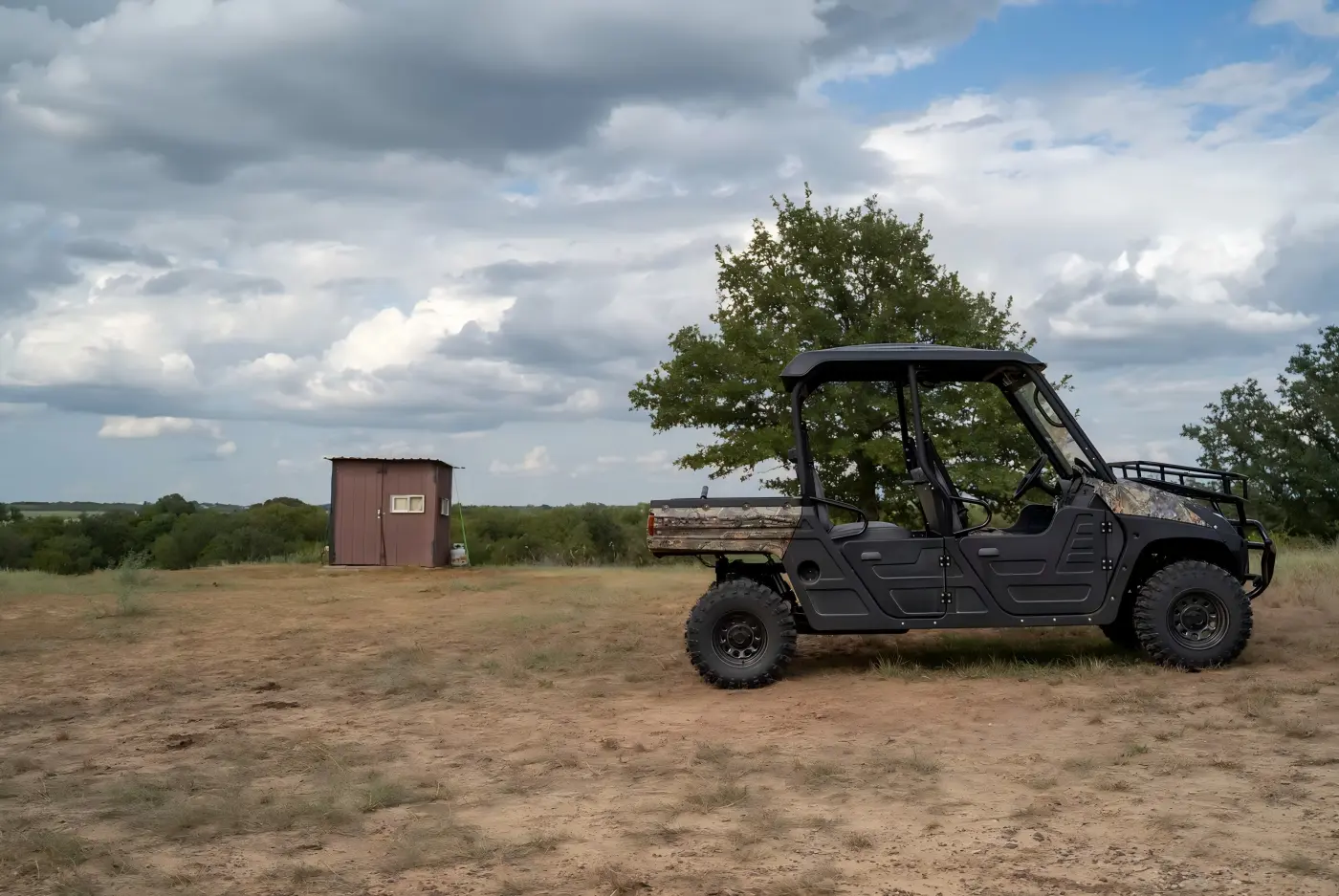 4-seat gasoline UTV for family outdoor adventures and yard work